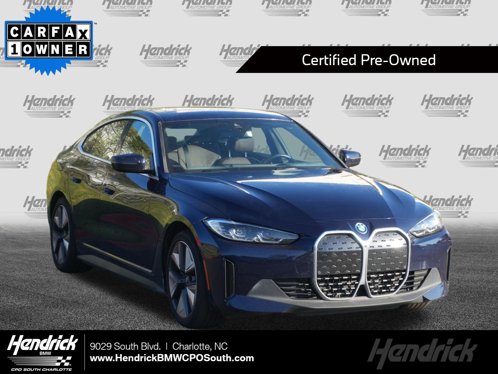 Certified 2023 BMW i4 35 with VIN WBY43AW04PFR38367 for sale in Charlotte, NC