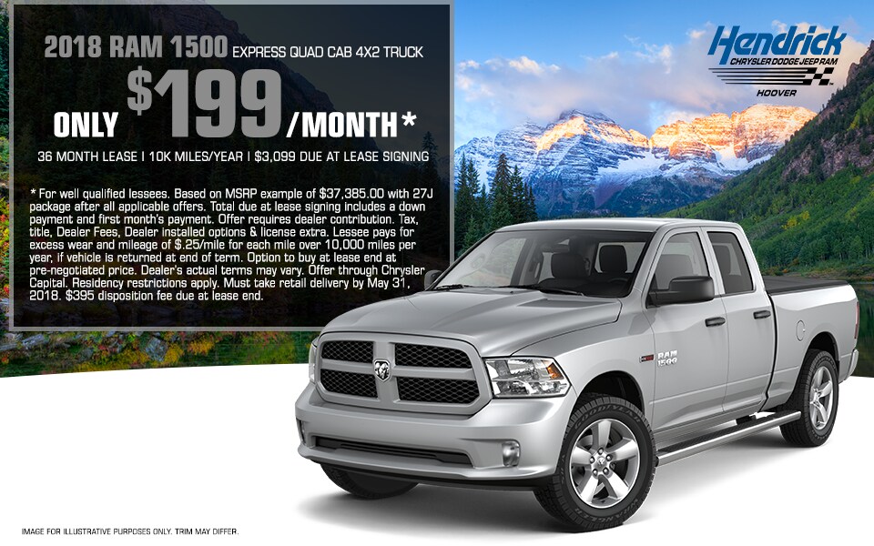 New Ram Specials - Birmingham, AL | Hendrick Chrysler ...