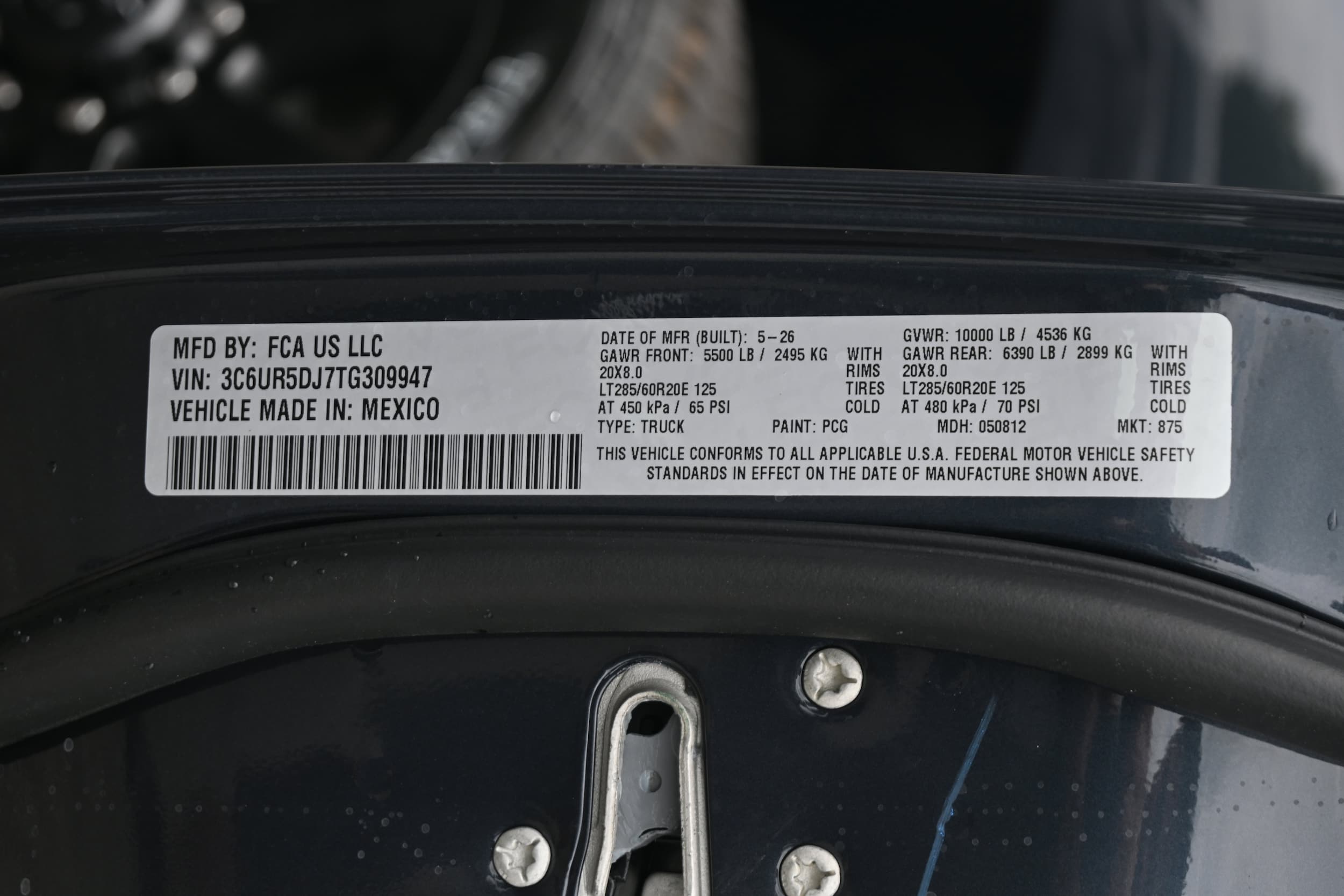 New 2026 Ram 2500 For Sale in Hoover - VIN: 3C6UR5DJ7TG309947