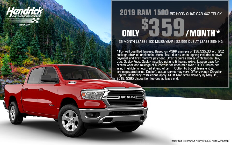 New Ram Specials - Birmingham, AL | Hendrick Chrysler ...