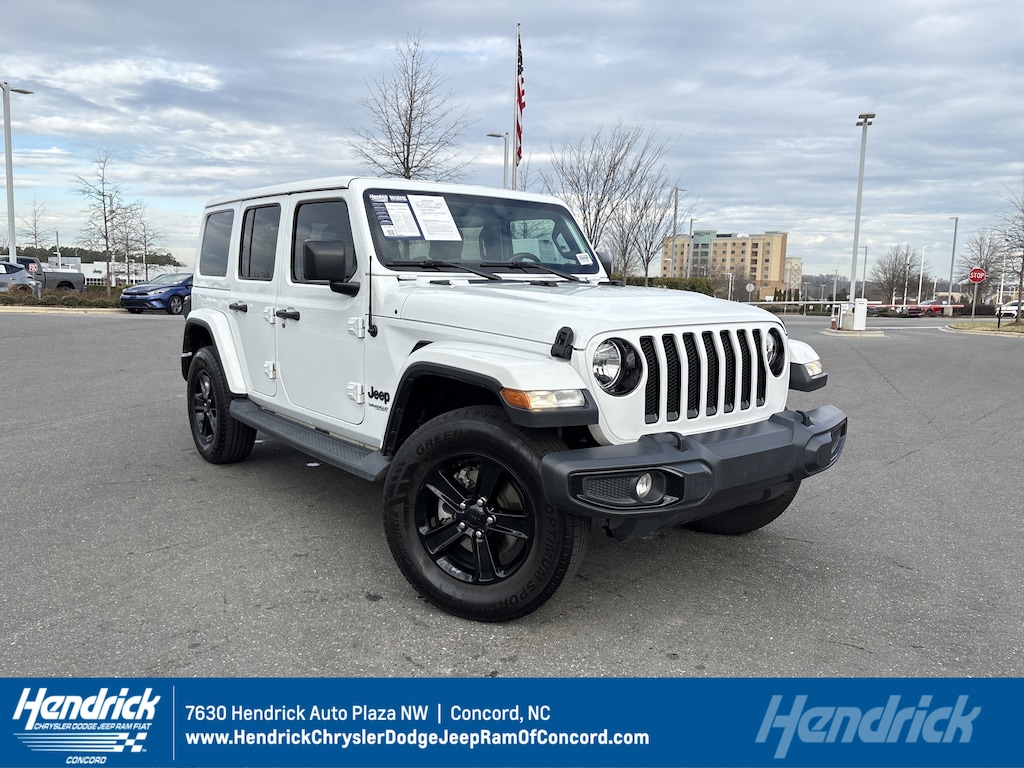 Used 2020 Jeep Wrangler Unlimited Sahara Altitude Convertible