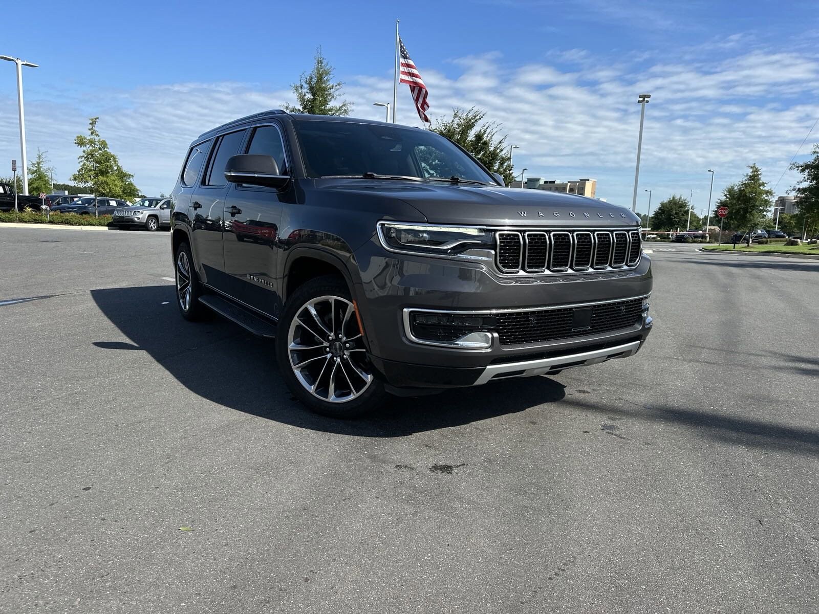 Certified 2022 Jeep Wagoneer Series II with VIN 1C4SJVBT9NS125004 for sale in Concord, NC