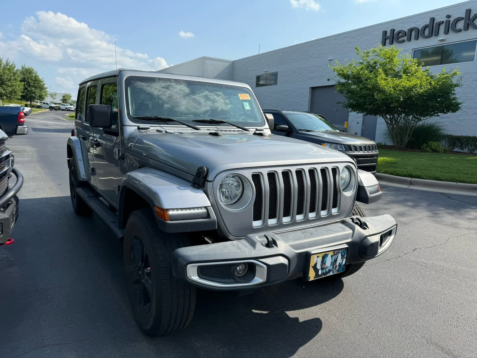 Used 2021 Jeep Wrangler Unlimited Sahara with VIN 1C4HJXEN1MW634837 for sale in Concord, NC