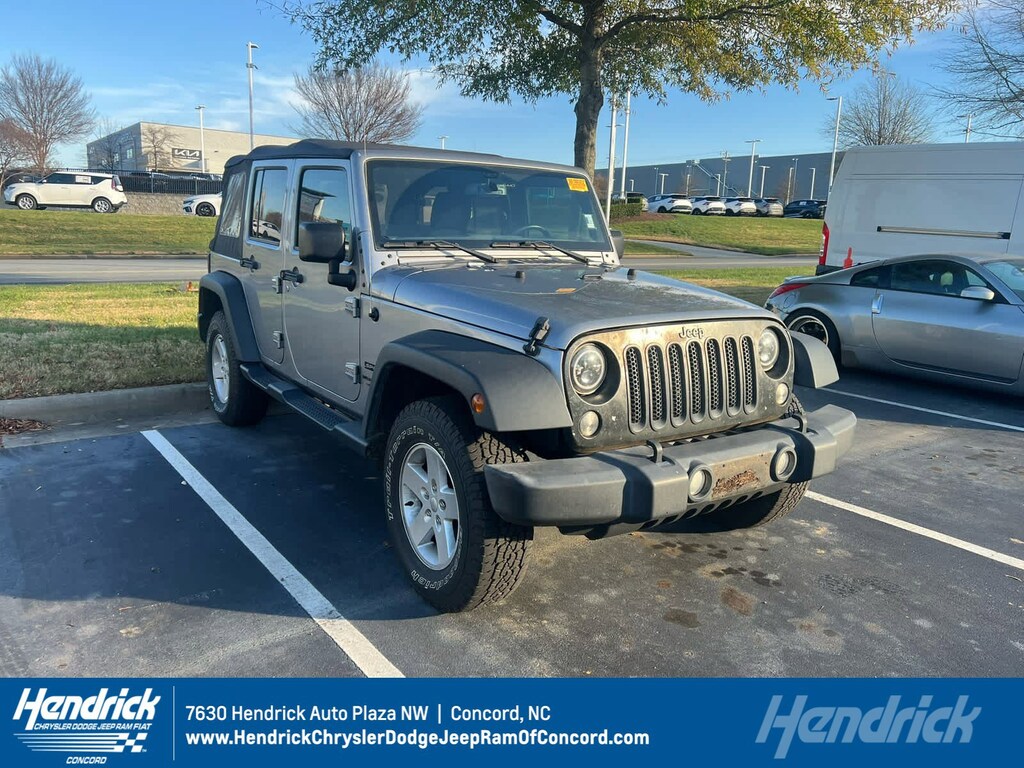 Used 2018 Jeep Wrangler JK Unlimited Sport S Convertible