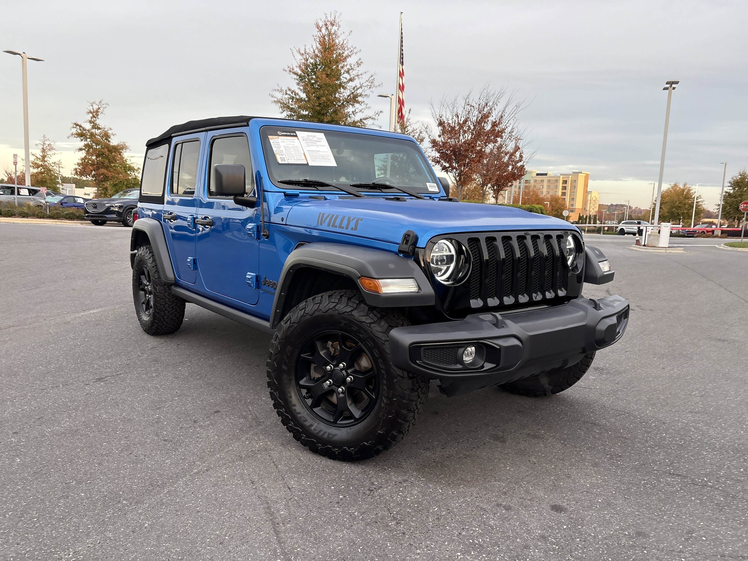 2021 Jeep Wrangler Unlimited Willys photo 2