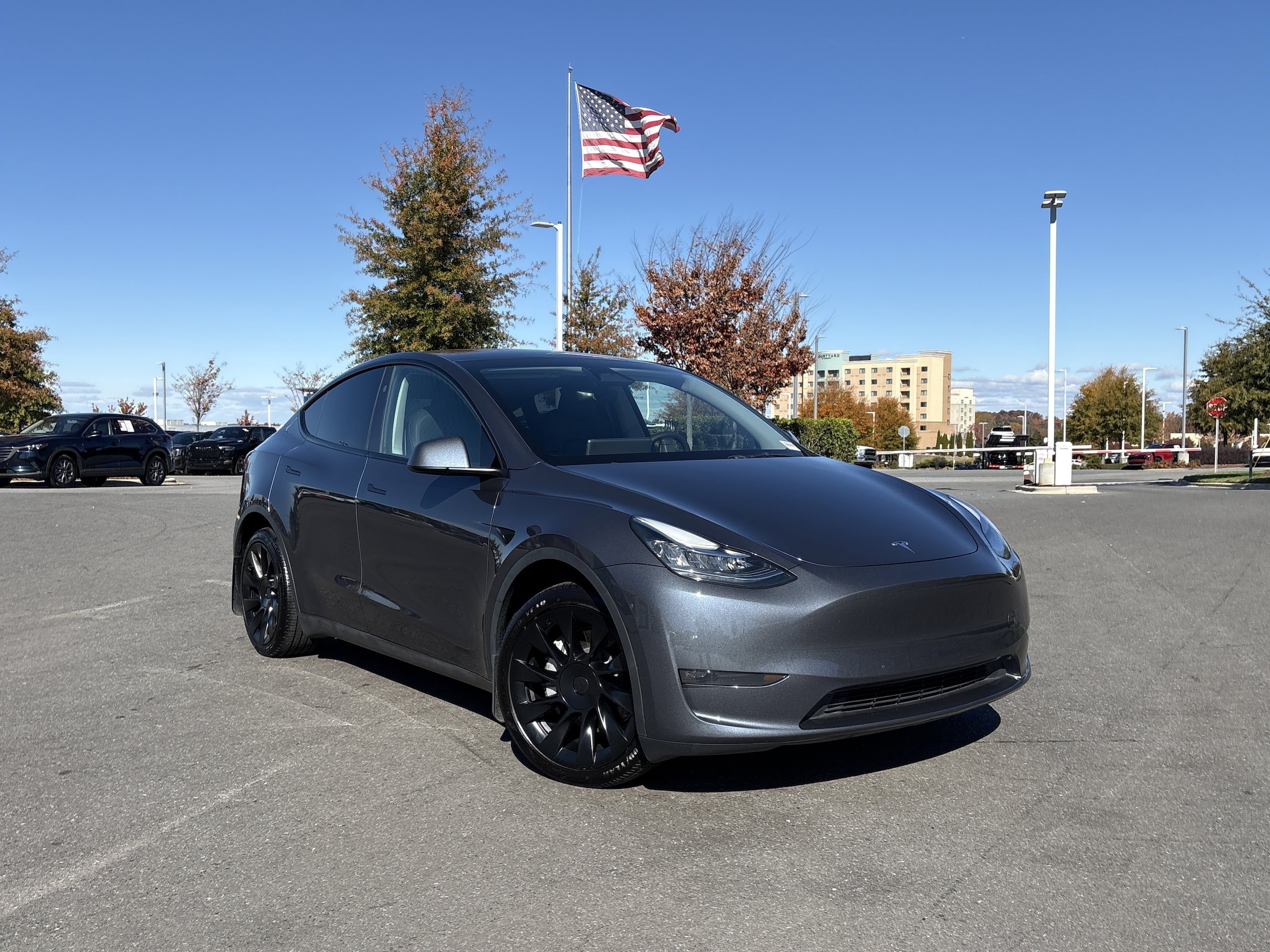 Used 2023 Tesla Model Y Long Range with VIN 7SAYGDEEXPA123018 for sale in Concord, NC