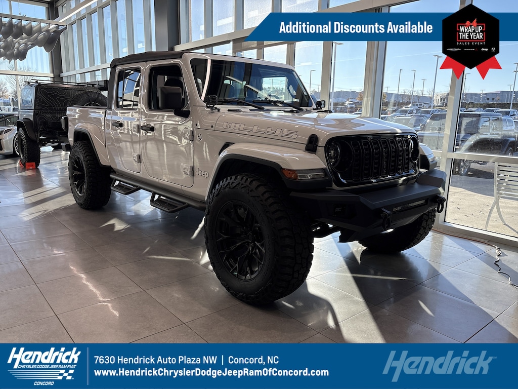 New 2025 Jeep Gladiator Willys Pickup