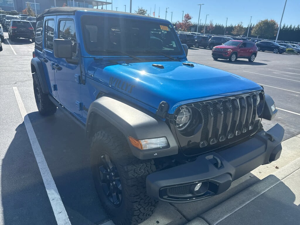 Used 2021 Jeep Wrangler Unlimited Willys Convertible
