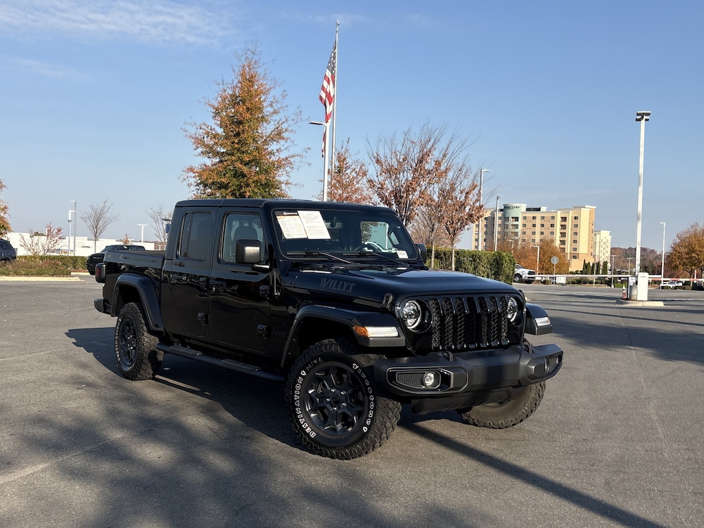 Certified 2023 Jeep Gladiator Willys Pickup