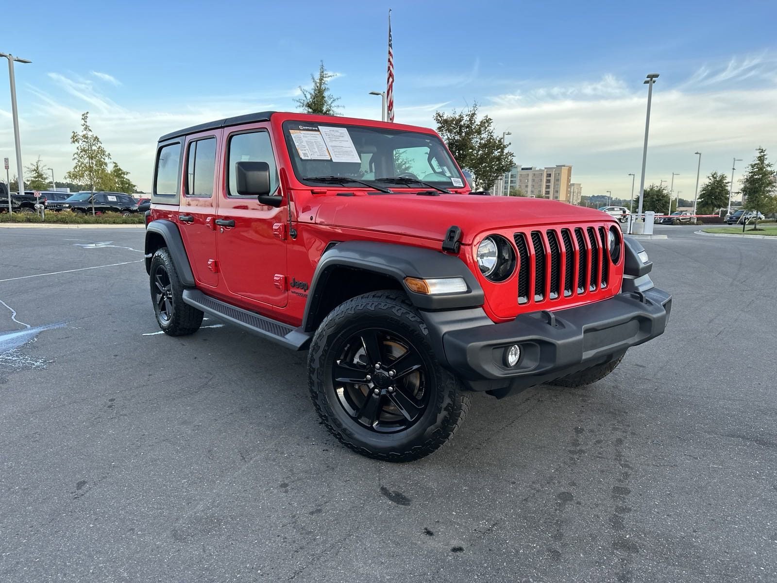 Certified 2021 Jeep Wrangler Unlimited Altitude with VIN 1C4HJXDN5MW507543 for sale in Concord, NC