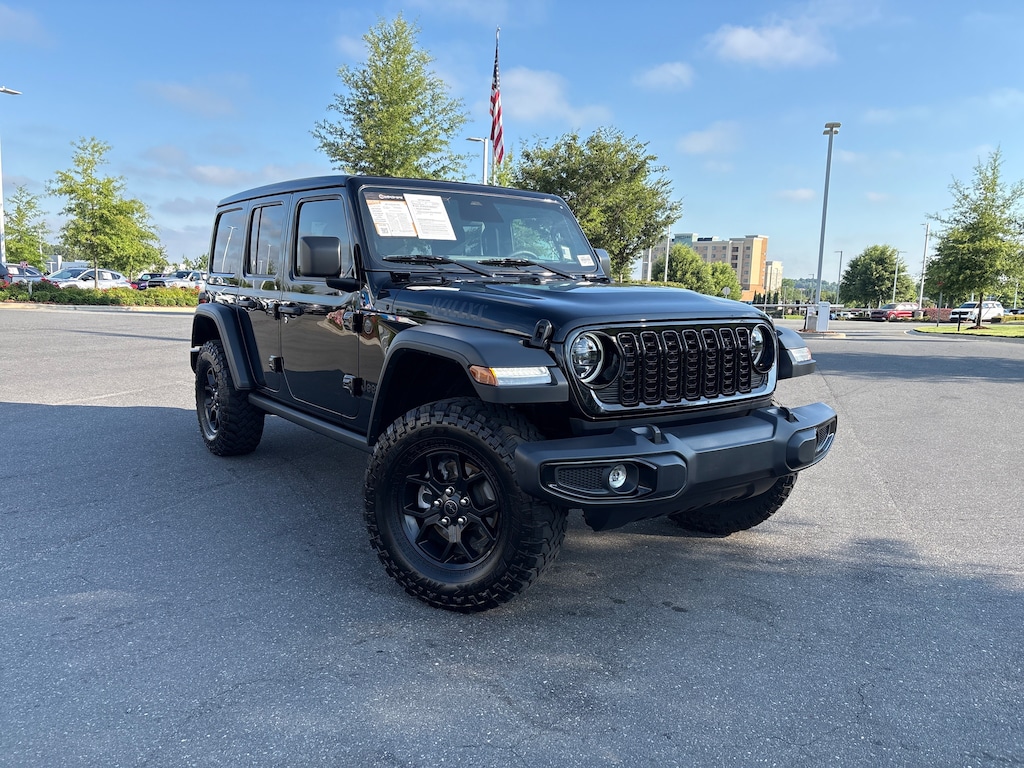 Certified 2025 Jeep Wrangler Willys Convertible