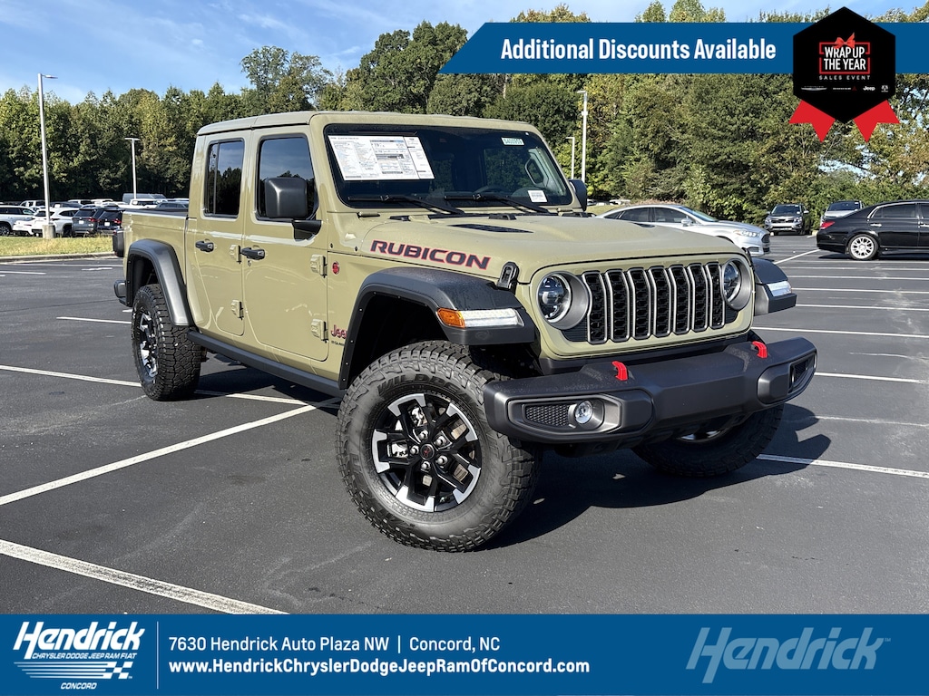 New 2025 Jeep Gladiator Rubicon Pickup