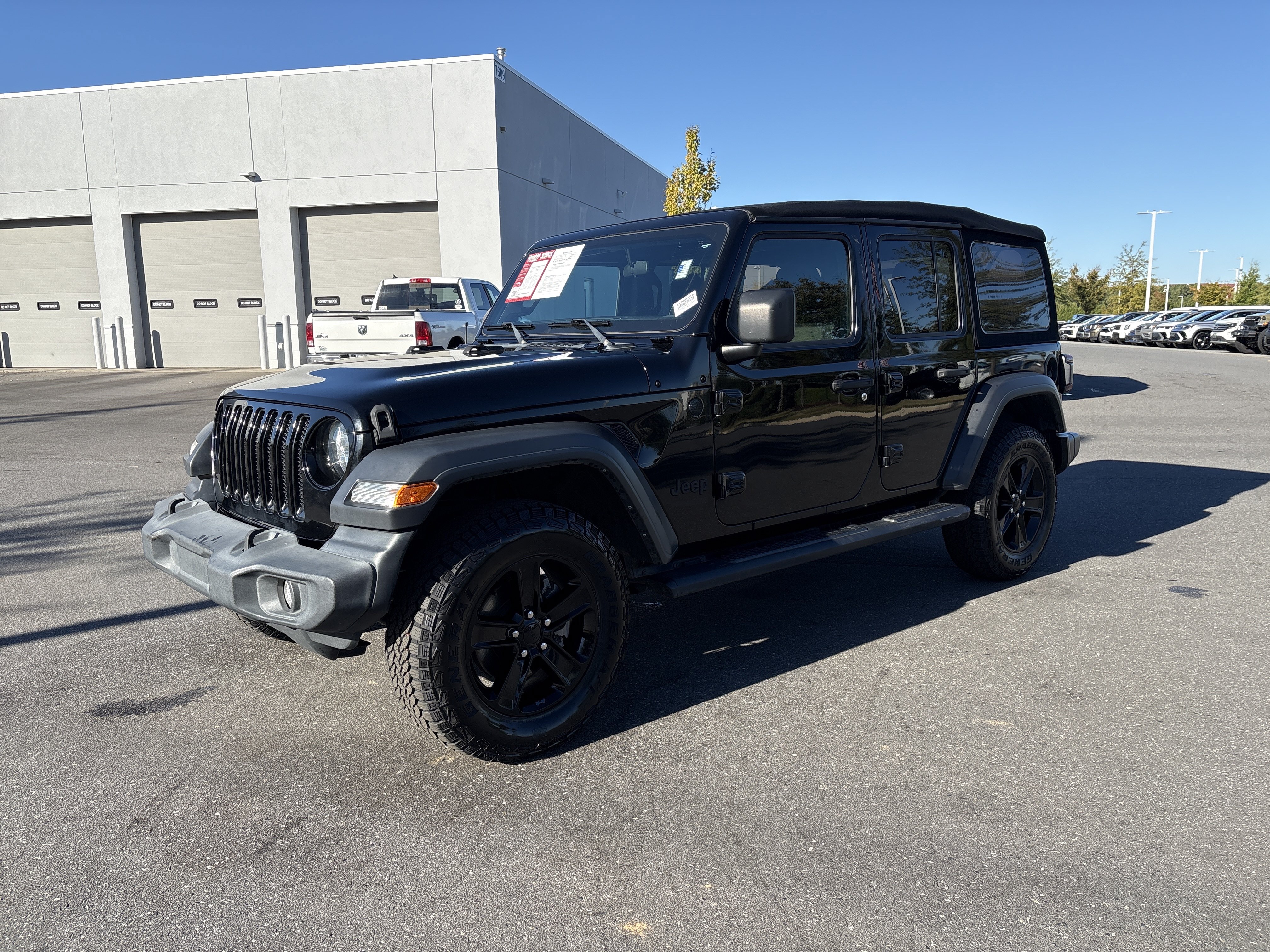 Used 2021 Jeep Wrangler Unlimited Sport Altitude Convertible