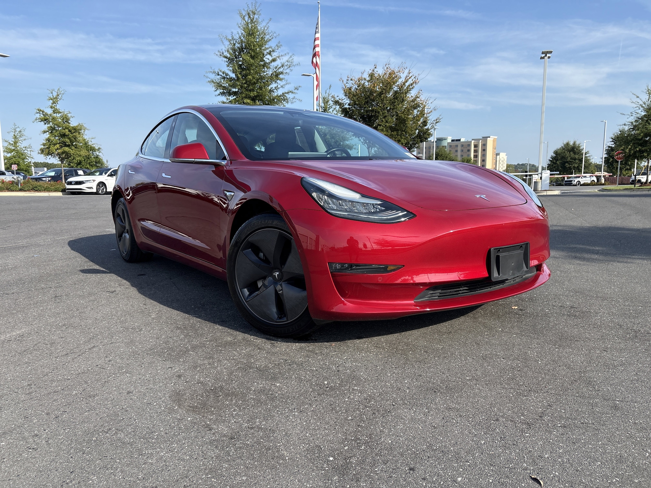 Used 2018 Tesla Model 3 Long Range with VIN 5YJ3E1EAXJF159245 for sale in Concord, NC
