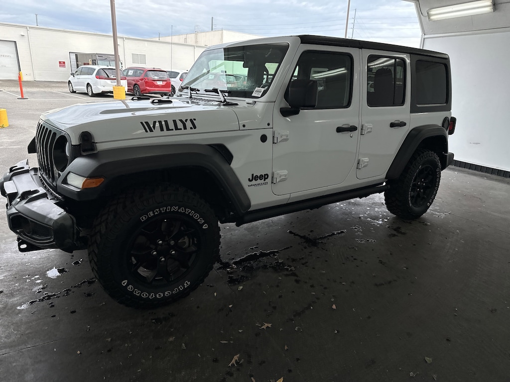 Used 2021 Jeep Wrangler Unlimited Willys Convertible
