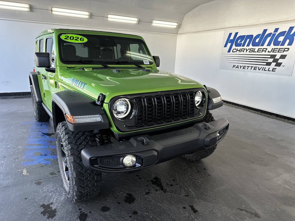 New 2026 Jeep Wrangler Willys Convertible