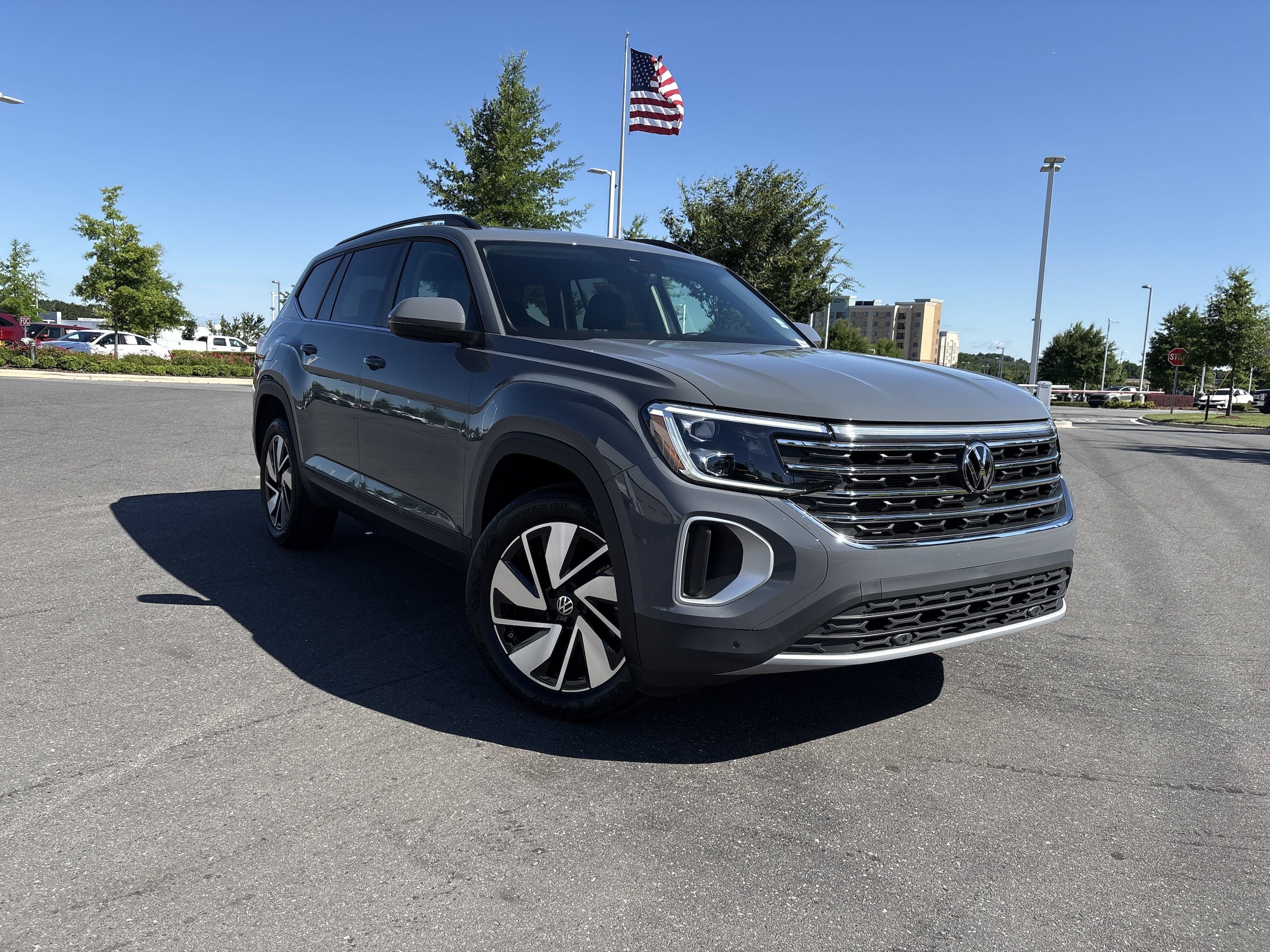 Certified 2025 Volkswagen Atlas SE w/Tech with VIN 1V2JR2CA5SC513433 for sale in Concord, NC
