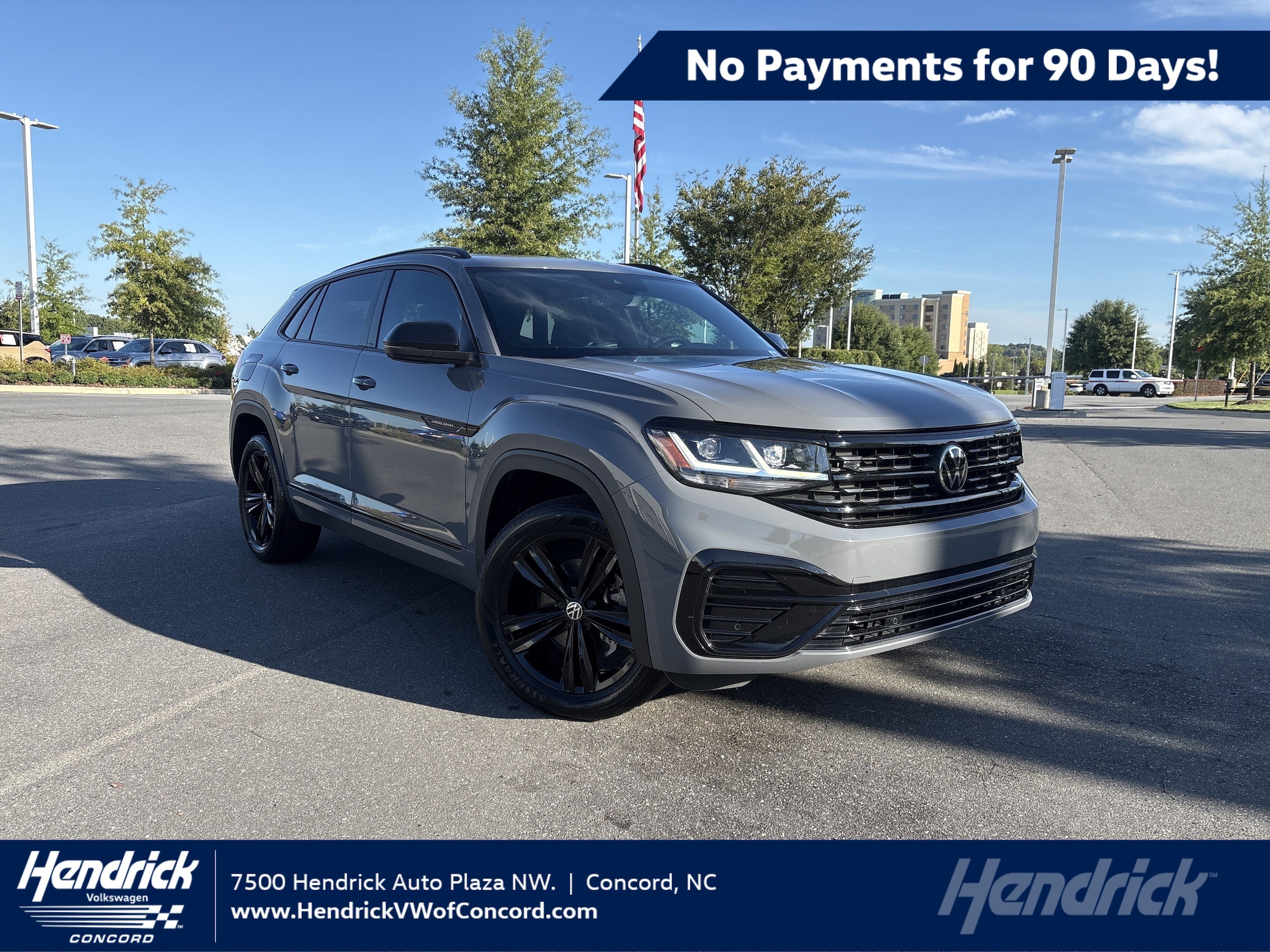 2022 Volkswagen Atlas Cross Sport 3.6L V6 SEL R-Line Black