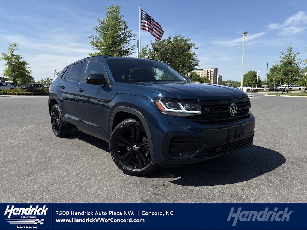 Certified 2023 Volkswagen Atlas Cross Sport 2.0T SEL R-Line Black SUV