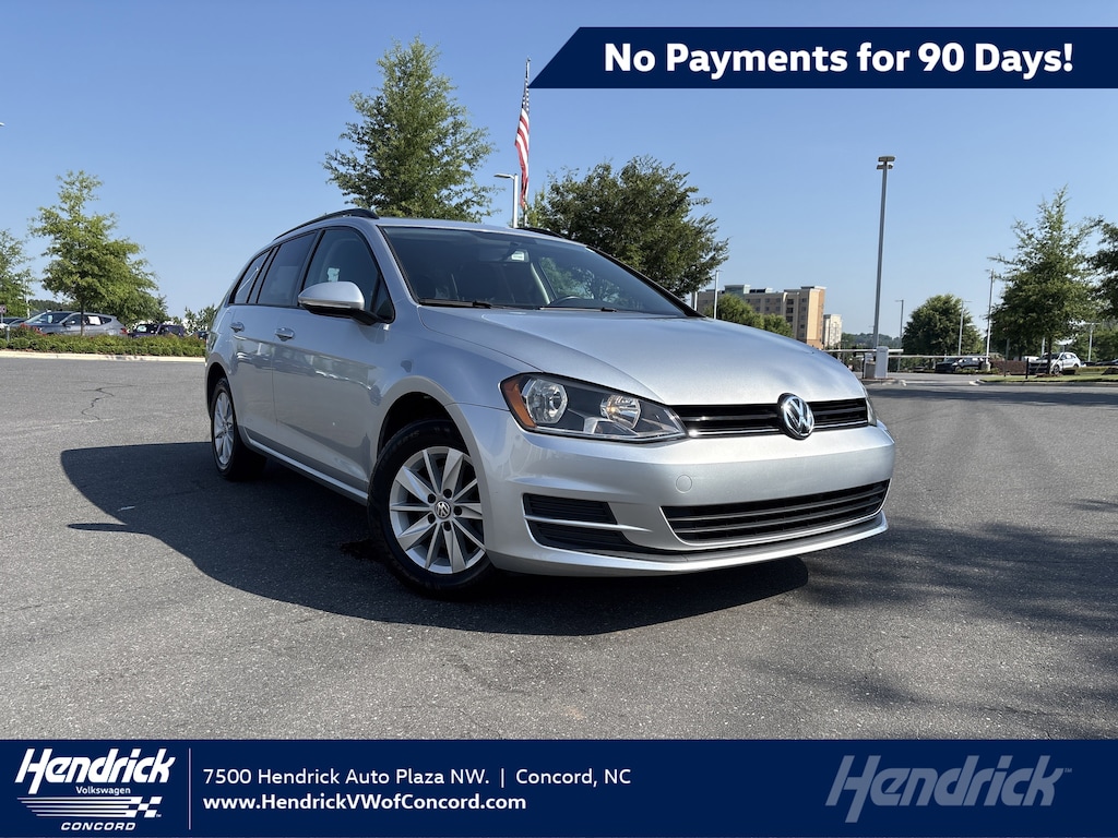 Used 2016 Volkswagen Golf SportWagen TSI S 4-Door Automatic Wagon