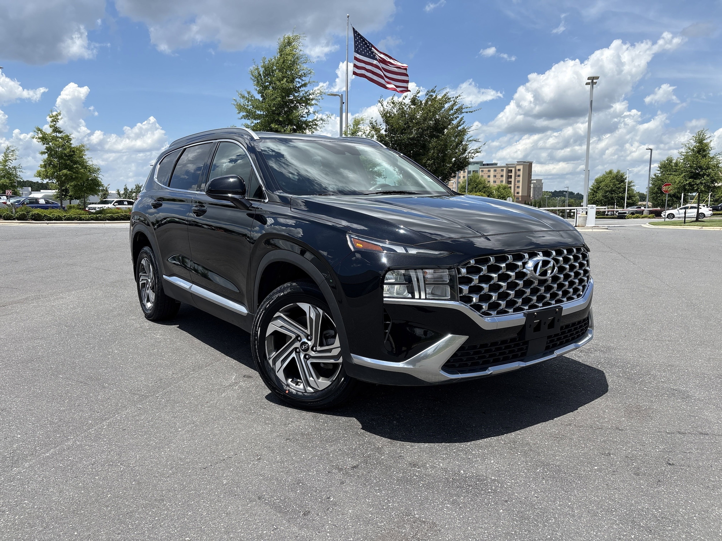 Used 2022 Hyundai Santa Fe SEL with VIN 5NMS2DAJ2NH383819 for sale in Concord, NC