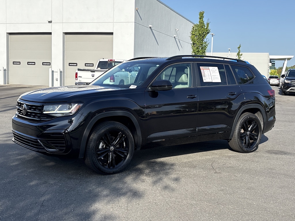 Certified 2023 Volkswagen Atlas 3.6L V6 SEL R-Line Black SUV