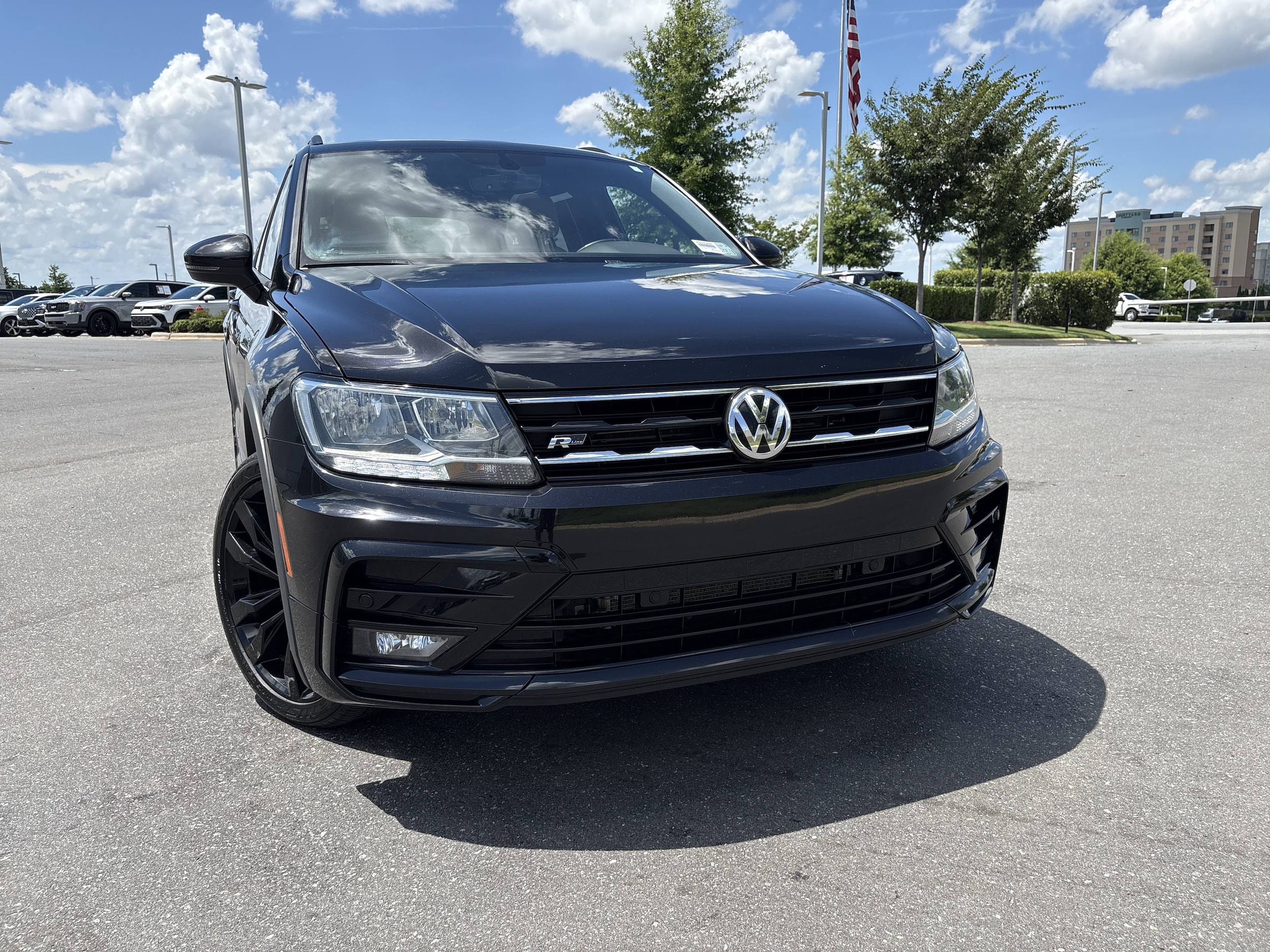 Used 2021 Volkswagen Tiguan SE R-LINE BLACK with VIN 3VV2B7AX9MM135148 for sale in Concord, NC