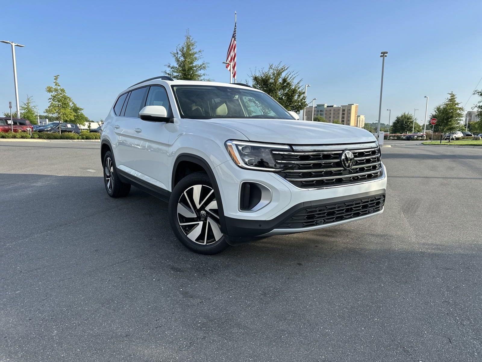 Certified 2024 Volkswagen Atlas SE w/Tech with VIN 1V2JR2CA0RC513611 for sale in Concord, NC