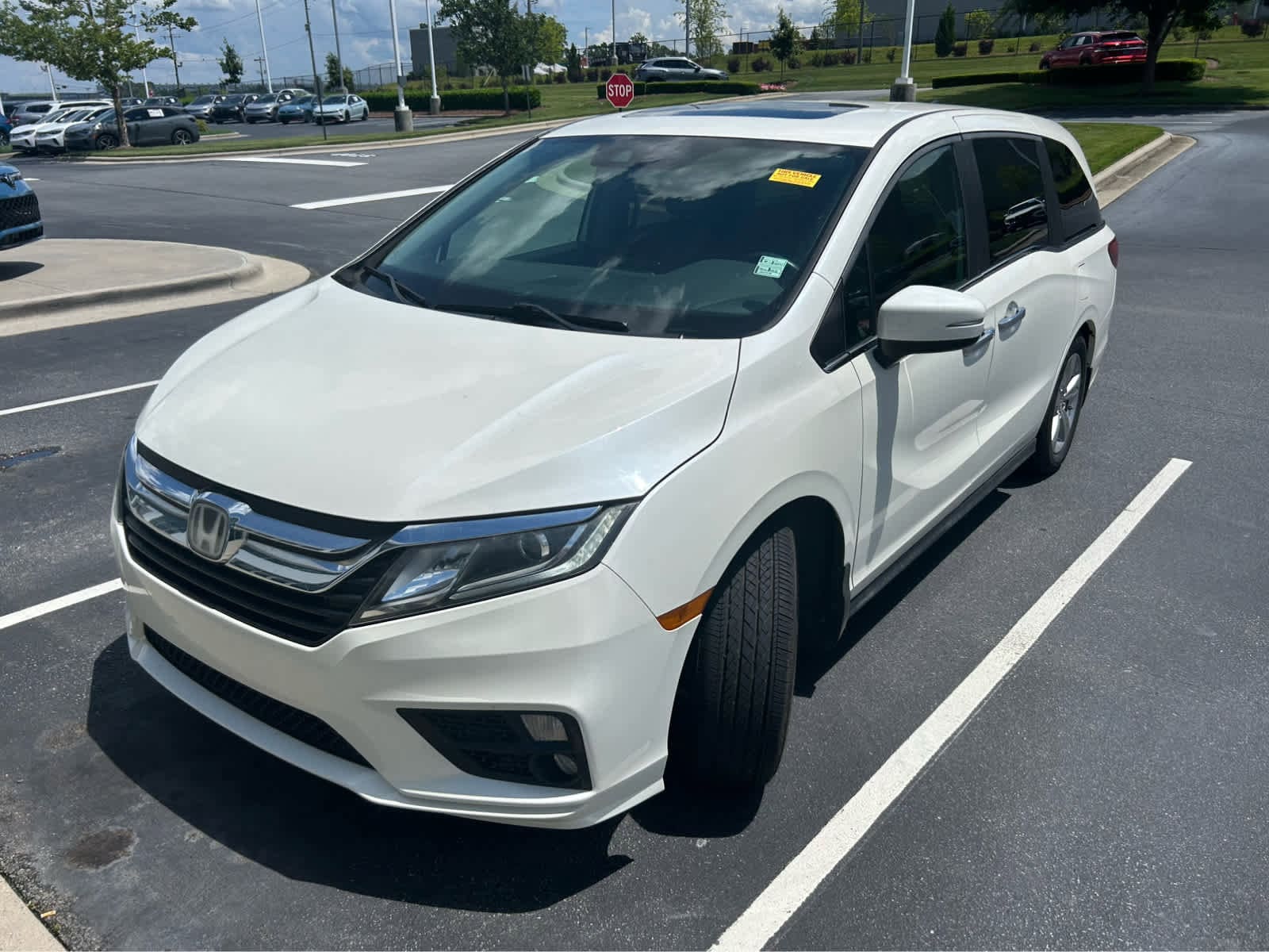 Used 2018 Honda Odyssey EX-L with VIN 5FNRL6H7XJB009438 for sale in Concord, NC