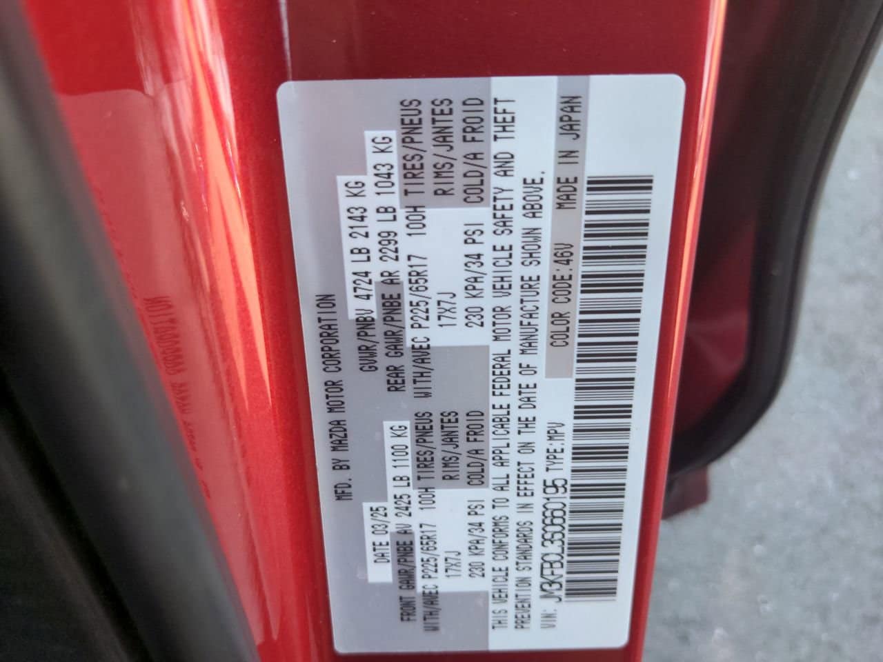 Used 2025 Mazda CX-5 For Sale in Charlotte, NC VIN