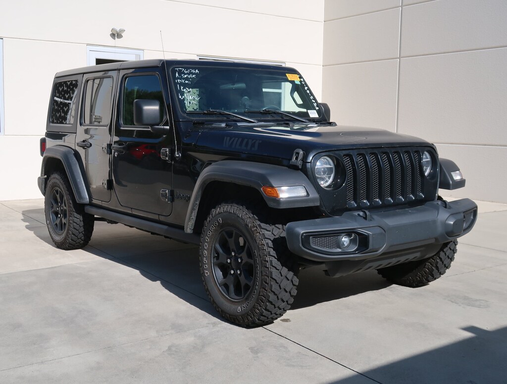 Used 2021 Jeep Wrangler Unlimited Willys Convertible
