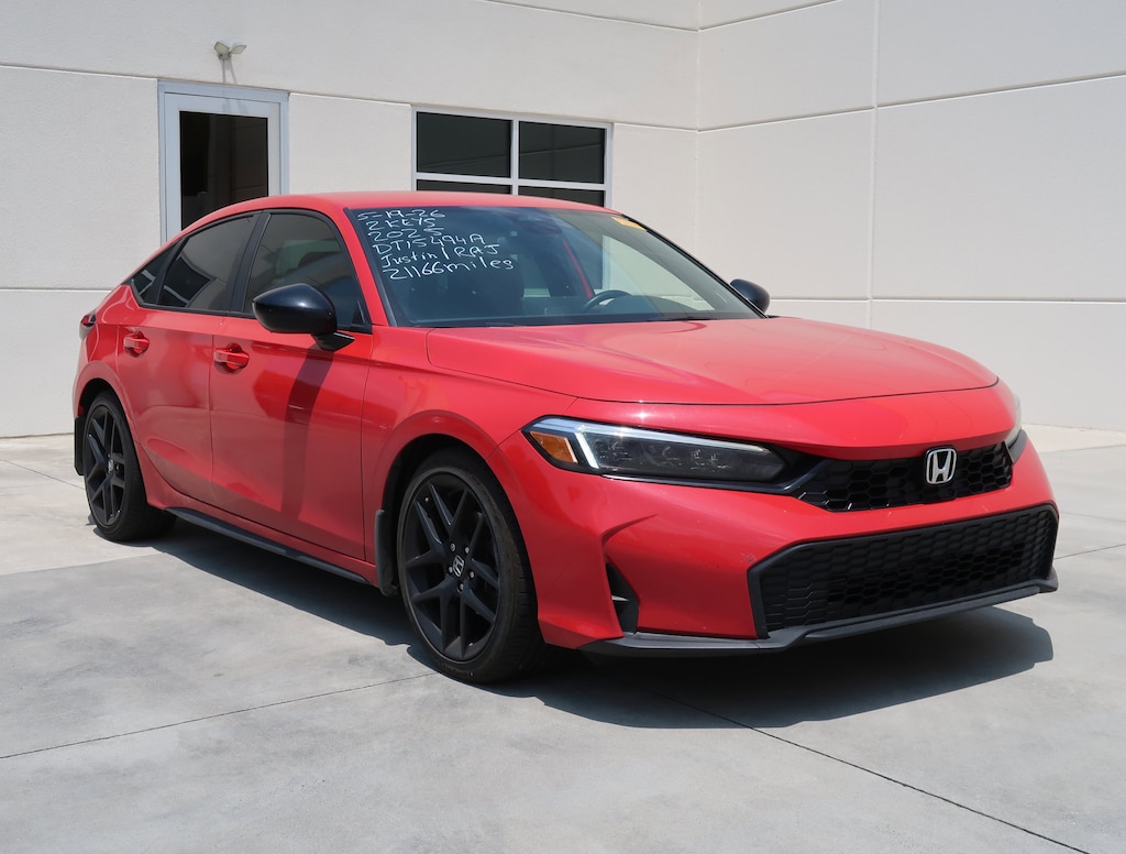 Certified 2025 Honda Civic Sport Hatchback