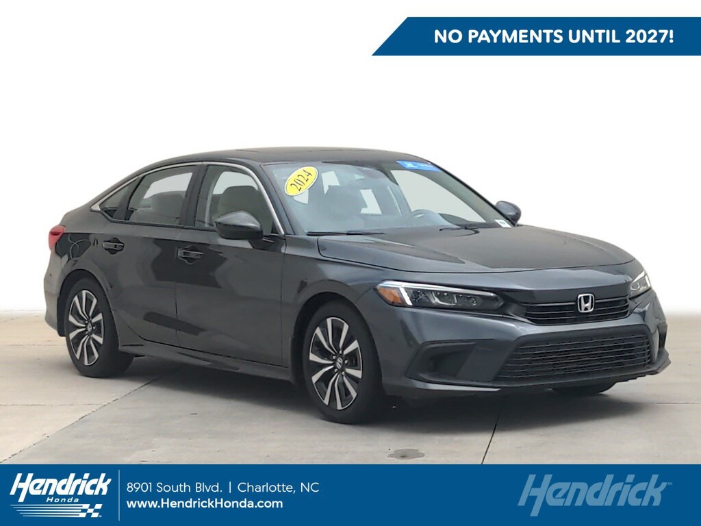 Certified 2024 Honda Civic EX Sedan