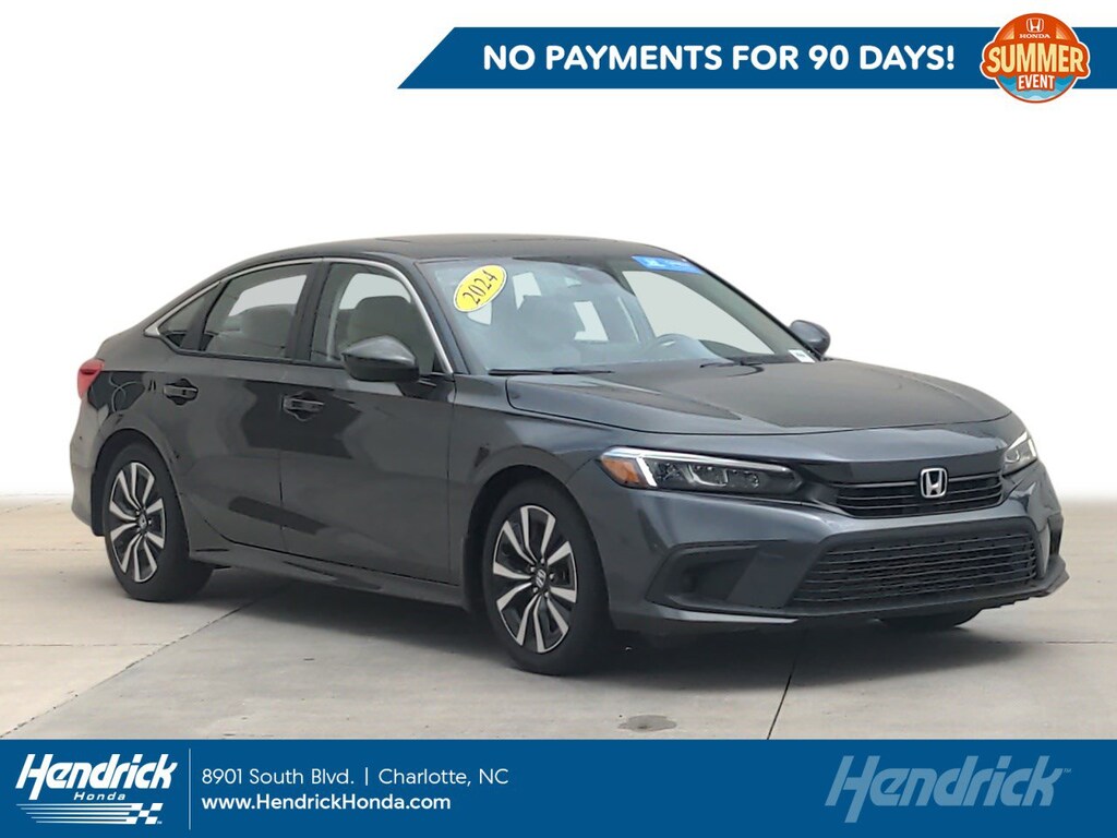 Certified 2024 Honda Civic EX Sedan