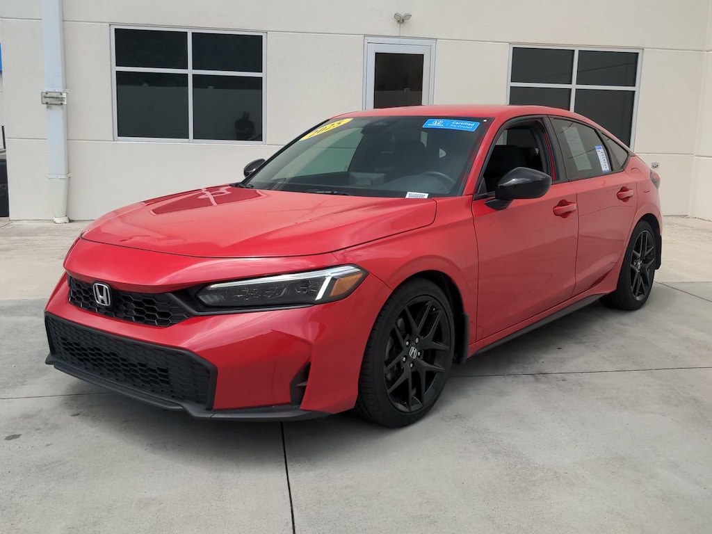 Certified 2025 Honda Civic Sport Hatchback