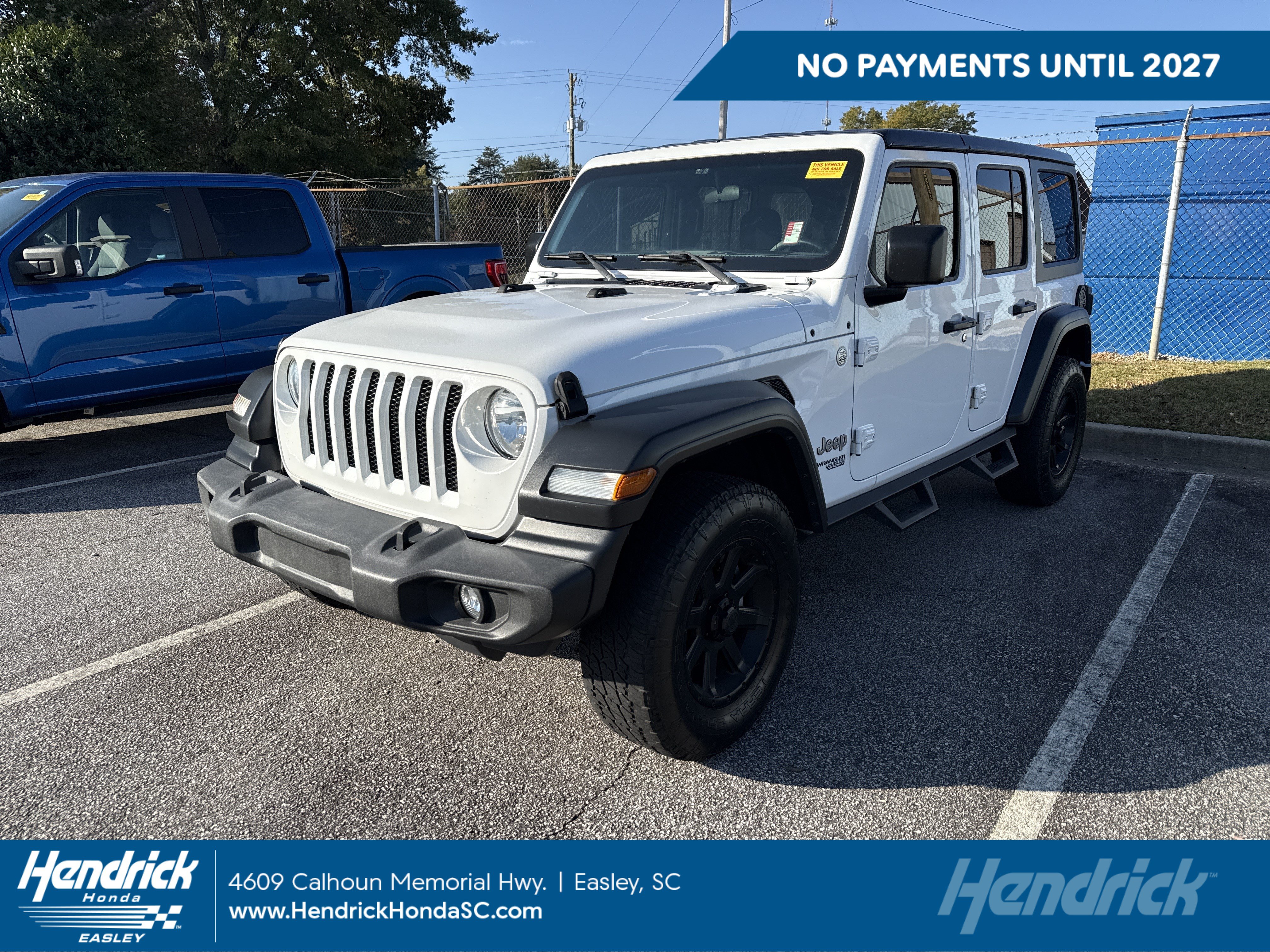 Used 2018 Jeep Wrangler Unlimited Sport S Convertible
