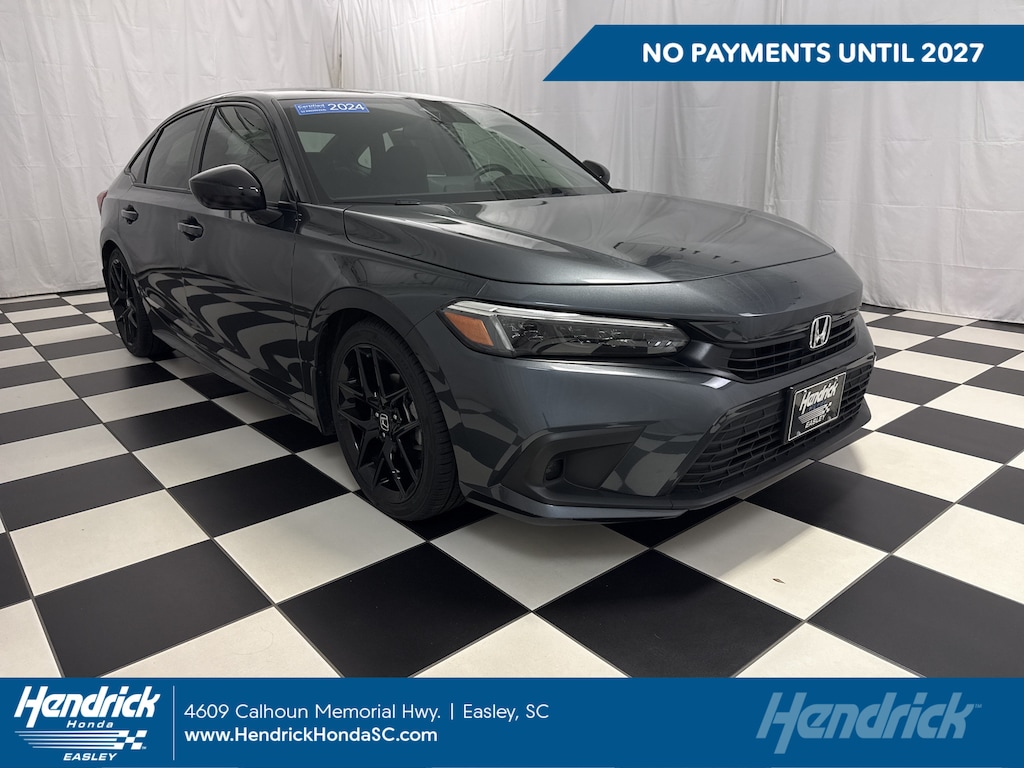 Certified 2024 Honda Civic Sport Sedan