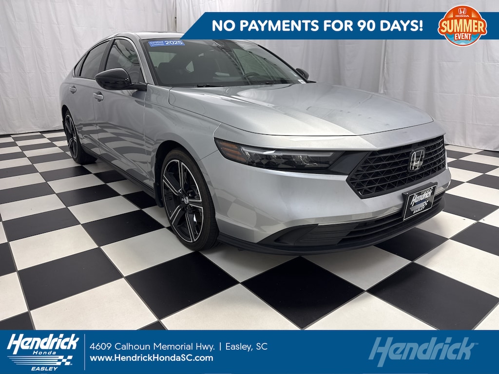 Certified 2025 Honda Accord Hybrid Sport Sedan