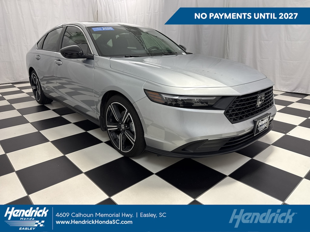 Certified 2025 Honda Accord Hybrid Sport Sedan