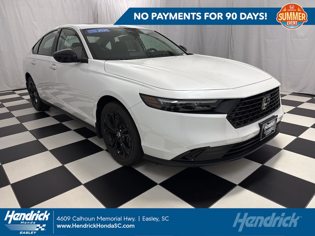 Certified 2025 Honda Accord SE Sedan