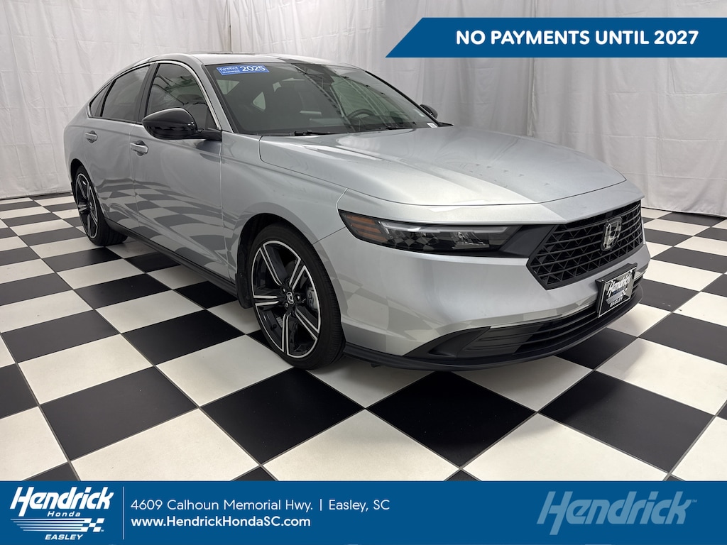 Certified 2025 Honda Accord Hybrid Sport Sedan
