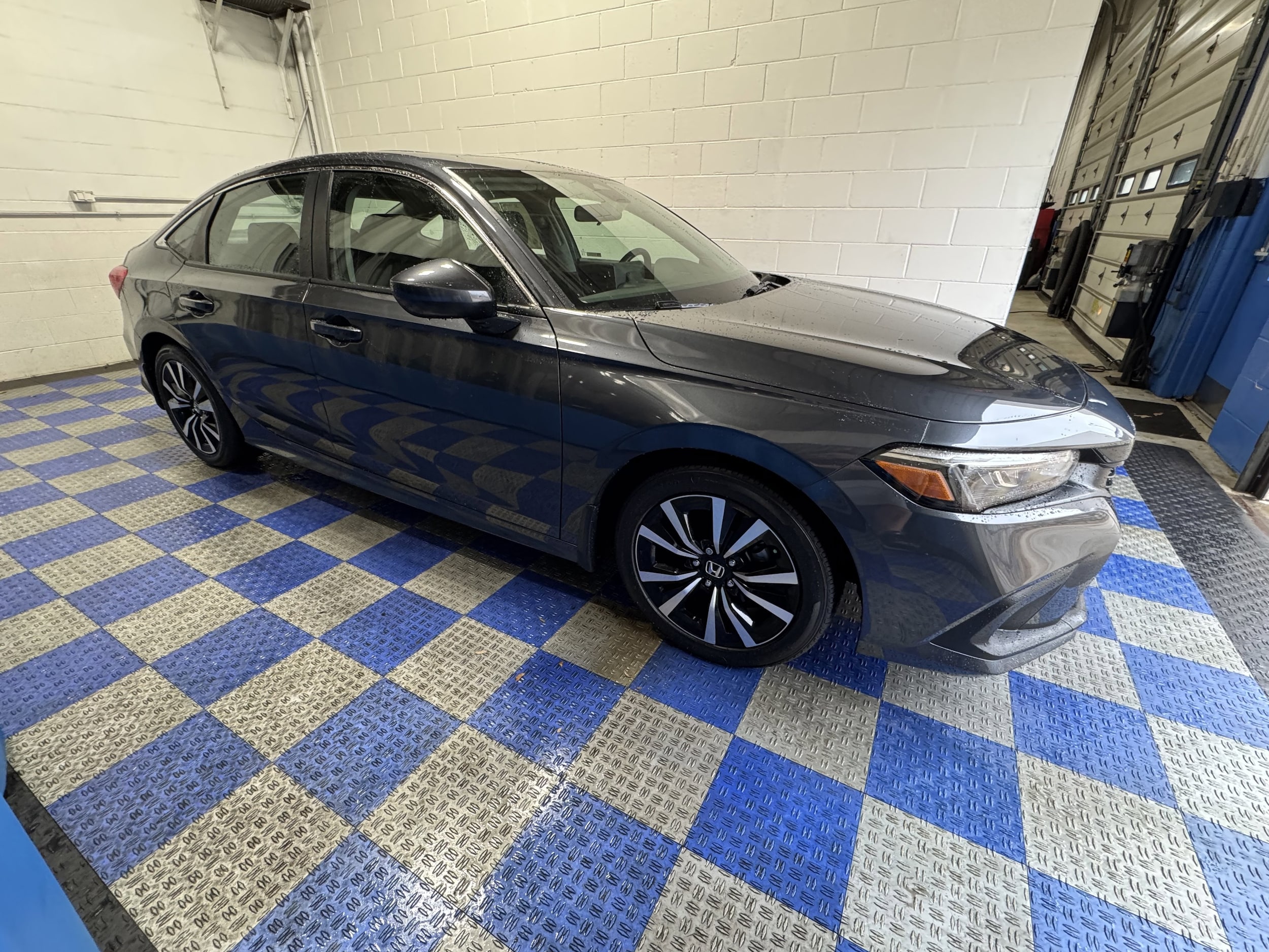 Certified 2022 Honda Civic EX with VIN 2HGFE1F77NH322046 for sale in Hickory, NC