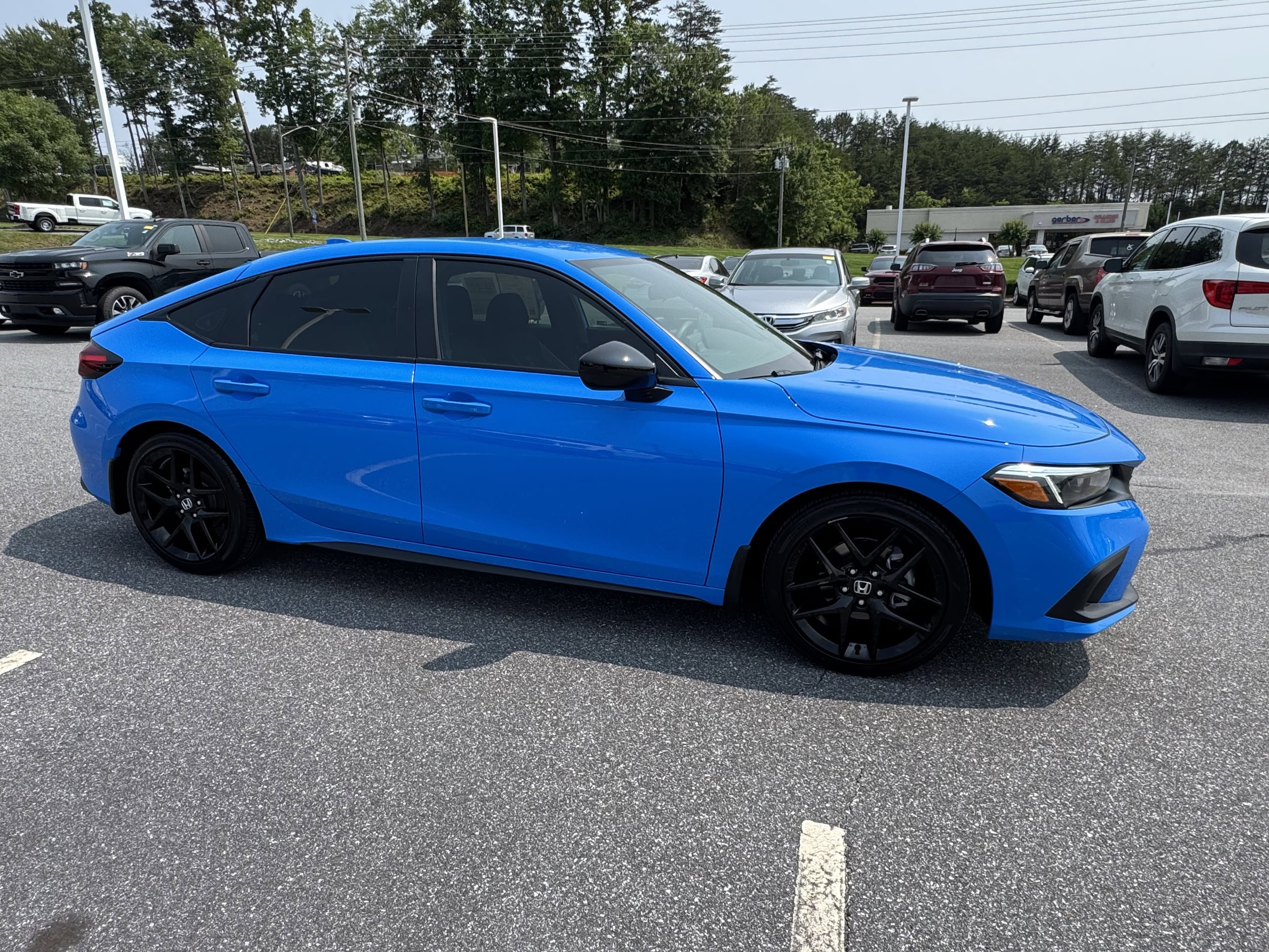 Certified 2024 Honda Civic Hatchback Sport with VIN 19XFL2H88RE018631 for sale in Hickory, NC