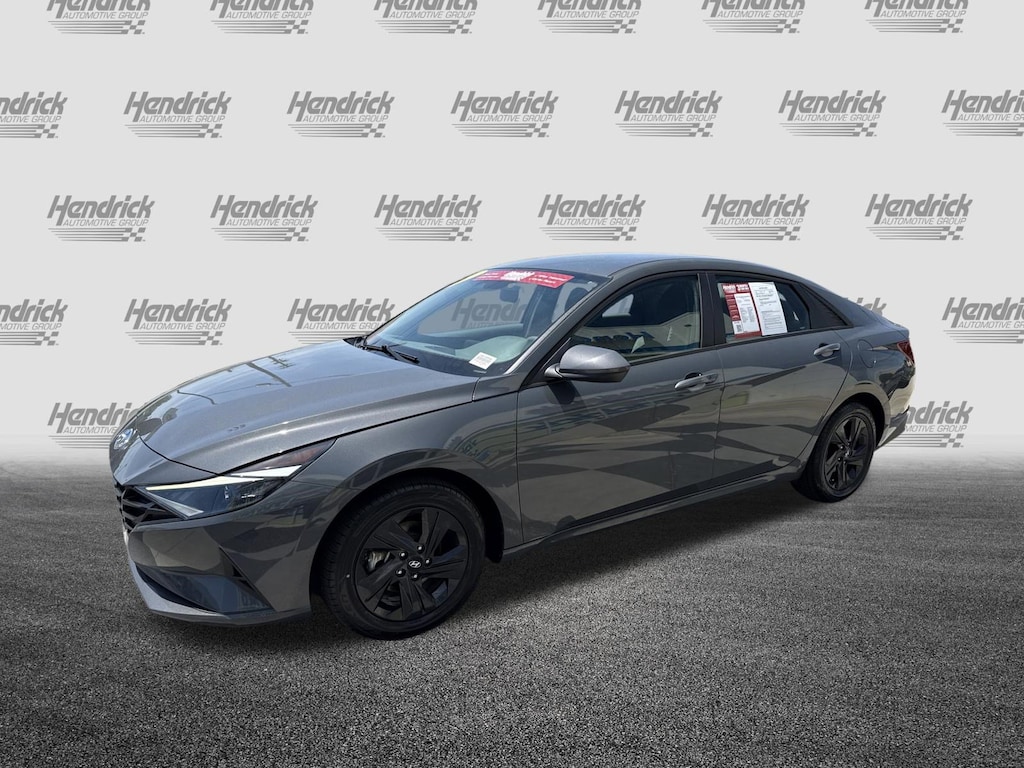 Used 2023 Hyundai Elantra HEV Blue Sedan