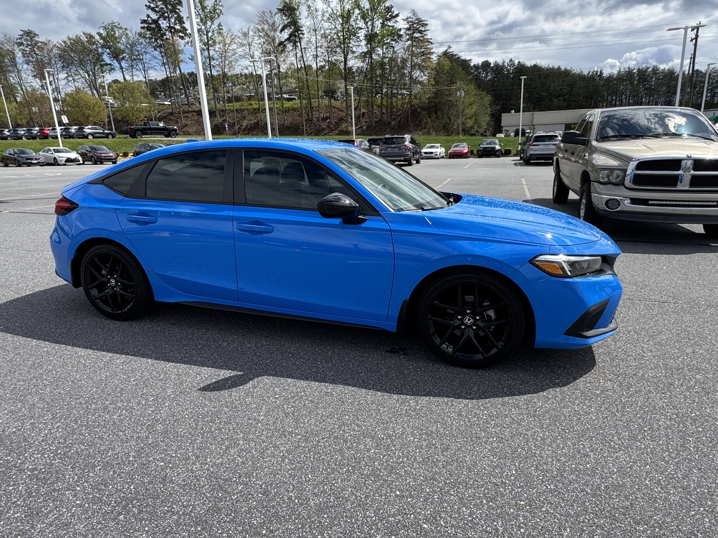 Certified 2024 Honda Civic Hatchback Sport with VIN 19XFL2H80RE032183 for sale in Hickory, NC