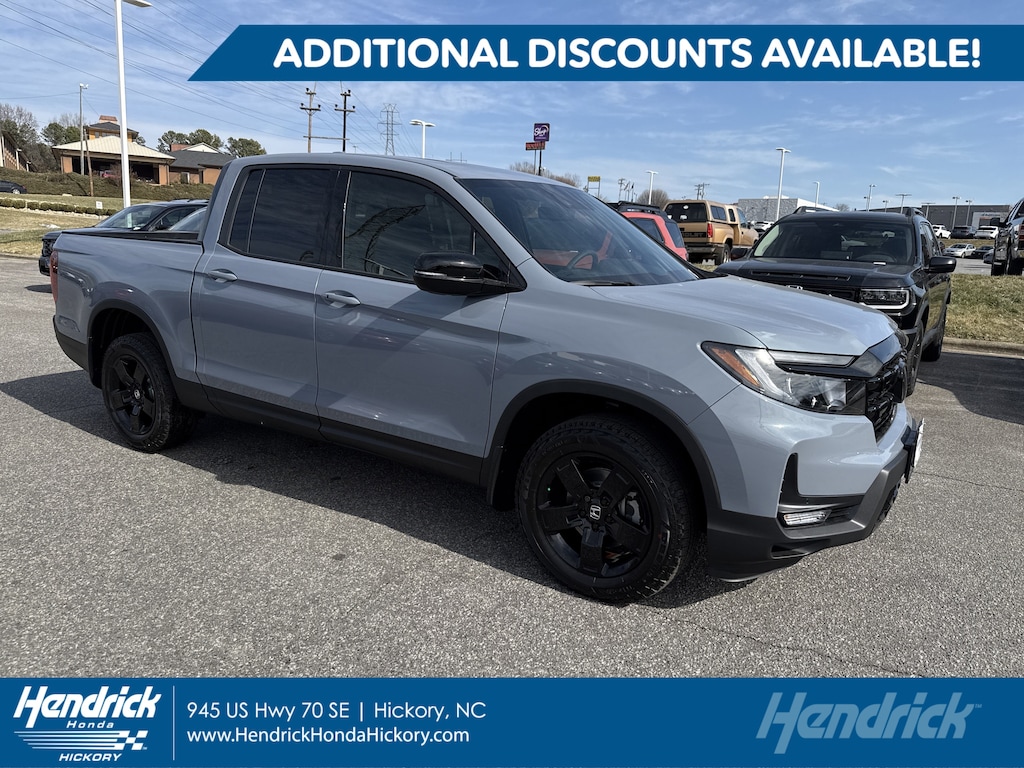 New 2026 Honda Ridgeline Black Edition Truck Crew Cab