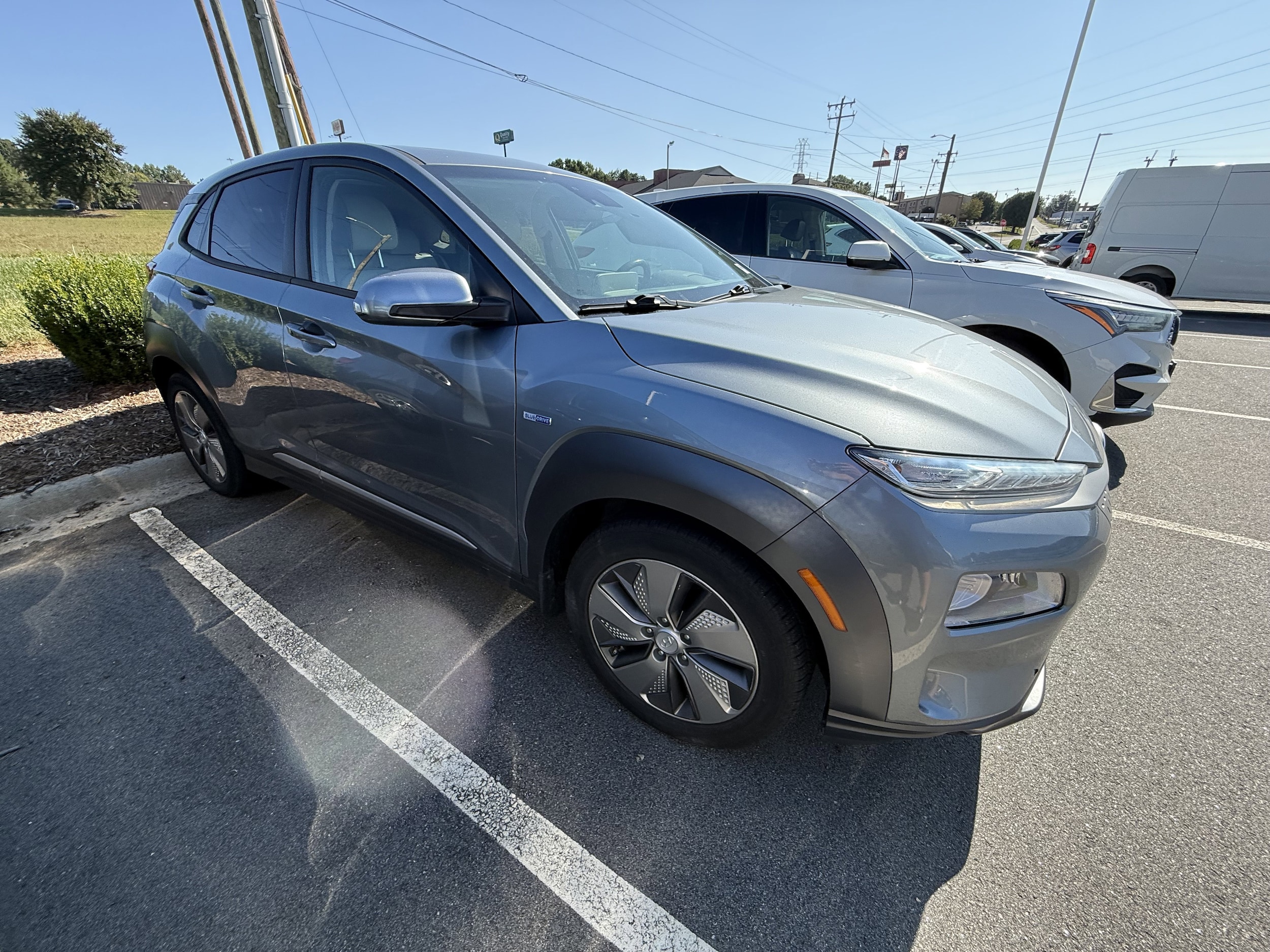 Used 2019 Hyundai Kona EV Ultimate with VIN KM8K53AGXKU035515 for sale in Hickory, NC