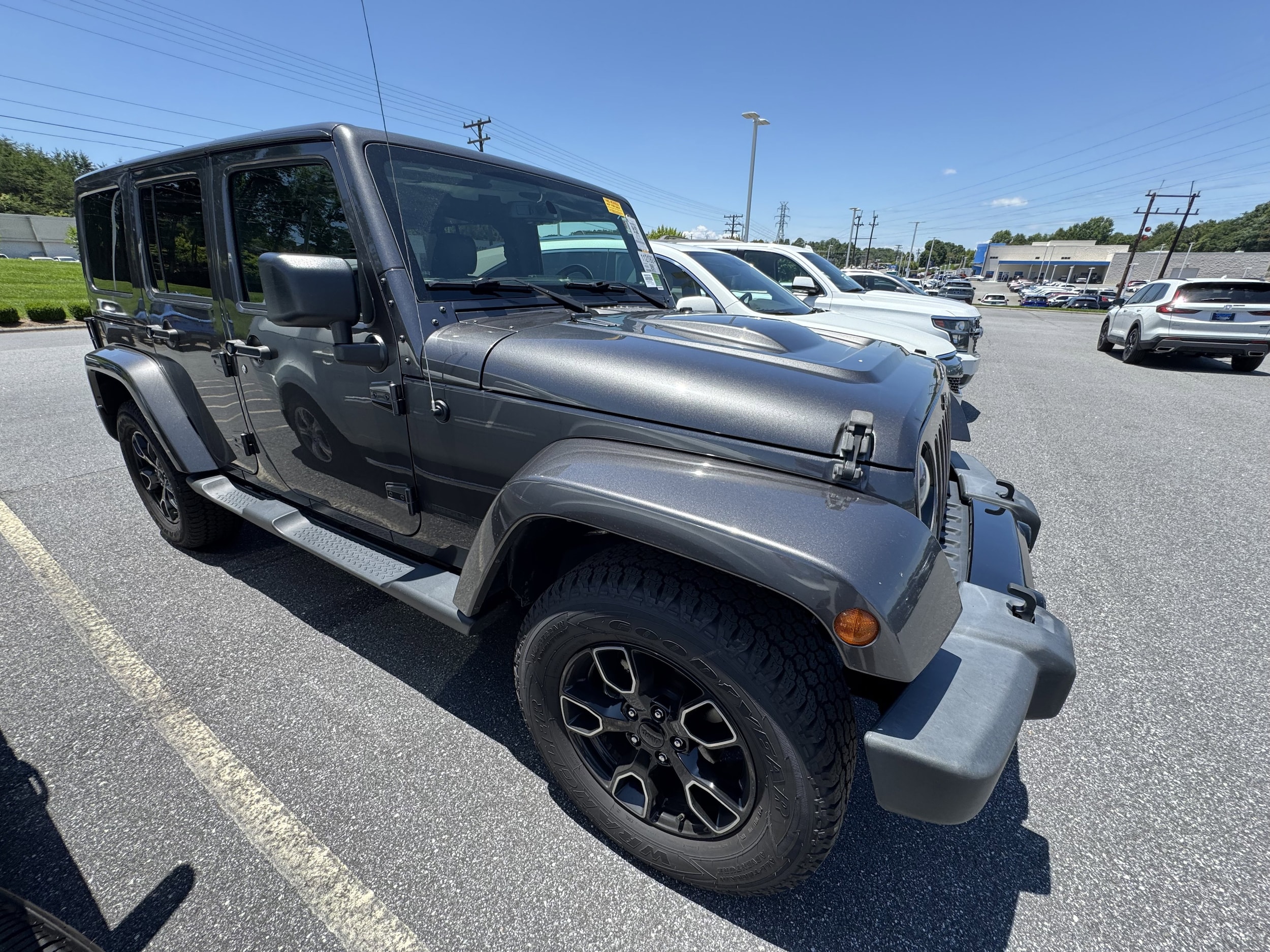 Used 2018 Jeep Wrangler JK Unlimited Altitude with VIN 1C4BJWEGXJL828751 for sale in Hickory, NC