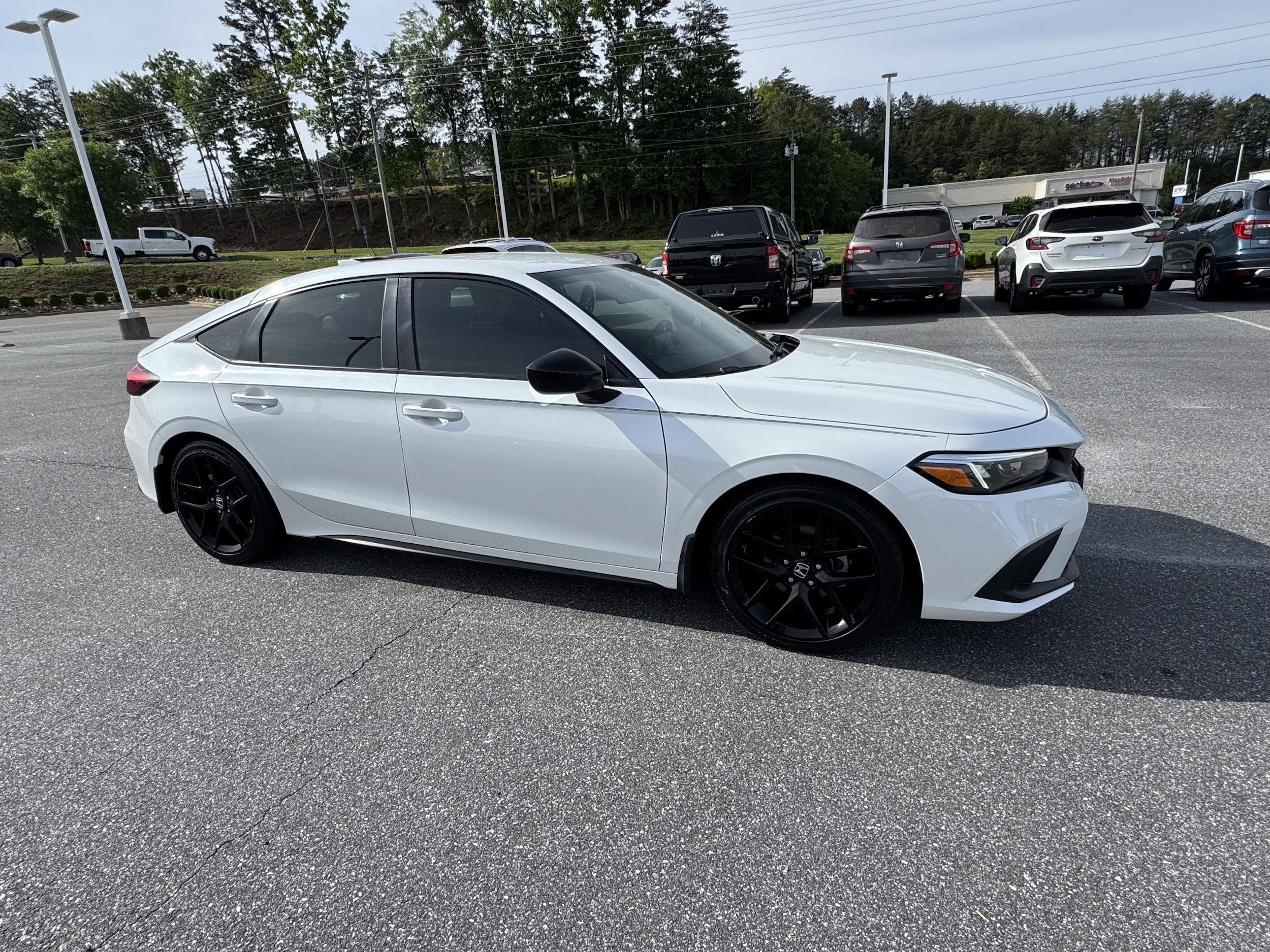 Certified 2023 Honda Civic Hatchback Sport with VIN 19XFL2H83PE000437 for sale in Hickory, NC