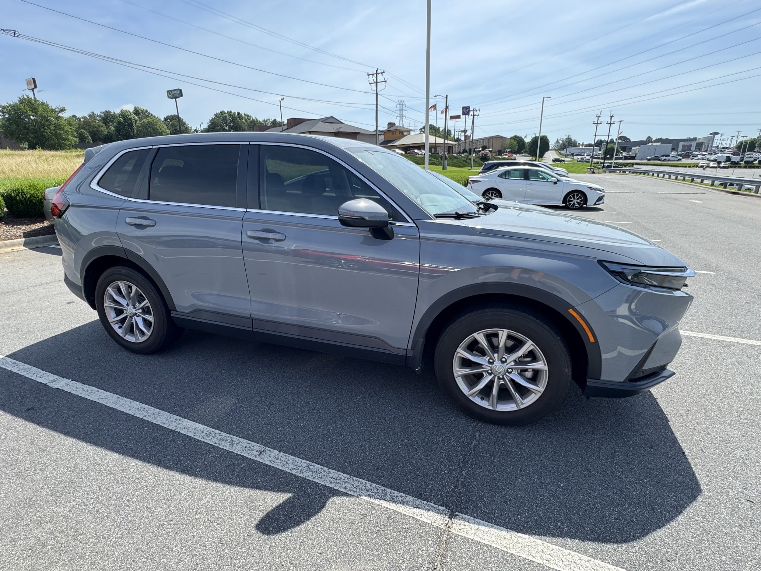 Used 2023 Honda CR-V EX-L with VIN 7FARS4H70PE015897 for sale in Hickory, NC